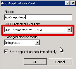 ASPX App Pool