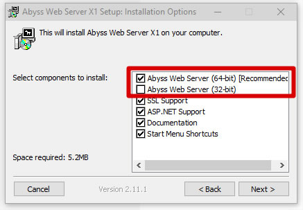 abyss web server avast firewall